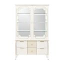 The appearance of La Marisia Display Cabinet In Creamy Pearl designed by Michael Amini in the modern / contemporary interior design. This creamy pearl piece of furniture  was selected by 1StopBedrooms from La Marisia Collection to add a touch of cosiness and style into your home. Sku: 9089209T-112;9089209BSA-112. Material: Poplar.