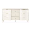 The appearance of La Marisia Dresser In Creamy Pearl designed by Michael Amini in the modern / contemporary interior design. This creamy pearl piece of furniture  was selected by 1StopBedrooms from La Marisia Collection to add a touch of cosiness and style into your home. Sku: 9089050SA-112. Material: Poplar.