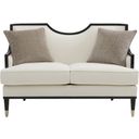 The appearance of La Salle Loveseat In White designed by Furniture of America in the traditional interior design. This white piece of furniture was selected by 1StopBedrooms from La Salle Collection to add a touch of cosiness and style into your home. Sku: FM67005WH-LV. Material: Chenille.