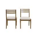 The appearance of Lachlan Wood Slat Back Dining Chairs Set of 2 In Brown designed by Martin Furniture in the modern / contemporary interior design. This brown piece of furniture was selected by 1StopBedrooms from Lachlan Collection to add a touch of cosiness and style into your home. Sku: IMLN70KIT2. Material: Solid Hardwood & Veneers.