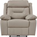 The appearance of Laconia Power Reclining Chair In Brown designed by Homelegance in the modern / contemporary interior design. This brown piece of furniture was selected by 1StopBedrooms from Laconia Collection to add a touch of cosiness and style into your home. Sku: 9629LTE-1PW. Material: Leather.