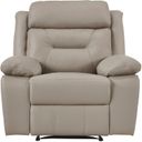 The appearance of Laconia Reclining Chair In Brown designed by Homelegance in the modern / contemporary interior design. This brown piece of furniture was selected by 1StopBedrooms from Laconia Collection to add a touch of cosiness and style into your home. Sku: 9629LTE-1. Material: Leather.