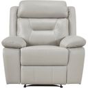 The appearance of Laconia Reclining Chair In Gray designed by Homelegance in the modern / contemporary interior design. This gray piece of furniture was selected by 1StopBedrooms from Laconia Collection to add a touch of cosiness and style into your home. Sku: 9629SVE-1. Material: Leather.