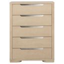 Ladera 5-Drawer Bedroom Chest of Drawers In Light Elm
