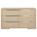 Ladera 6-Drawer Bedroom Dresser In Light Elm