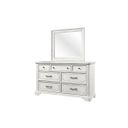 The appearance of Lafayette II Landscape Bedroom Mirror in White Mist designed by FD Home in the traditional interior design. This white mist piece of furniture was selected by 1StopBedrooms from Lafayette II Collection to add a touch of cosiness and style into your home. Sku: 7653-06. Material: Poplar Solid.