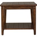 The appearance of Lake House Brown Square Lamp Table designed by Liberty in the traditional interior design. This brown piece of furniture  was selected by 1StopBedrooms from Lake House Collection to add a touch of cosiness and style into your home. Sku: 210-OT1023. Material: Wood.