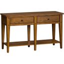 The appearance of Lake House Sofa Table designed by Liberty in the transitional interior design. This oak piece of furniture  was selected by 1StopBedrooms from Lake House Collection to add a touch of cosiness and style into your home. Sku: 110-OT1030. Material: Wood.