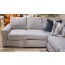 Lakepoint LAF Sofa with Corner Wedge In Nickel