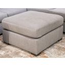 Lakepoint Oversized Accent Ottoman In Nickel