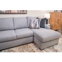 Lakepoint RAF Sofa Chaise In Nickel