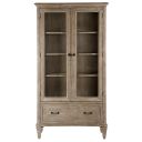 The appearance of Lancaster Door Bookcase In Dove Gray designed by Magnussen in the traditional interior design. This dove gray piece of furniture was selected by 1StopBedrooms from Lancaster Collection to add a touch of cosiness and style into your home. Sku: H4352-22. Material: Pine.