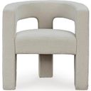 The appearance of Landick Accent Chair In Ivory designed by Signature Design by Ashley in the modern / contemporary interior design. This ivory piece of furniture  was selected by 1StopBedrooms from Landick Collection to add a touch of cosiness and style into your home. Sku: A3000699. Material: Fabric.