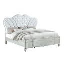 Landmark Queen Panel Bed In Silver