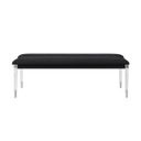 The appearance of Lando Bedroom Bench In Black designed by Global Furniture USA in the modern / contemporary interior design. This black piece of furniture was selected by 1StopBedrooms from Lando Collection to add a touch of cosiness and style into your home. Sku: LANDO-BLACK-BN. Material: MDF.