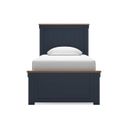 The appearance of Landocken Twin Panel Bed In Brown/Blue designed by Signature Design by Ashley in the transitional interior design. This brown/blue piece of furniture was selected by 1StopBedrooms from Landocken Collection to add a touch of cosiness and style into your home. Sku: B414-52;B414-53;B414-86. Bed Type: Panel Bed. Material: Wood. Bed Size: Twin.