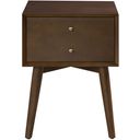 The appearance of Landon Nightstand In Mahogany designed by Crosley Brands in the transitional interior design. This mahogany piece of furniture  was selected by 1StopBedrooms from Landon Collection to add a touch of cosiness and style into your home. Sku: CF9401-MA. Material: MDF.