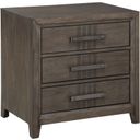 The appearance of Landon Nightstand In Walnut designed by New Classic in the modern / contemporary interior design. This walnut piece of furniture was selected by 1StopBedrooms from Landon Collection to add a touch of cosiness and style into your home. Sku: B6001-040. Material: Wood.