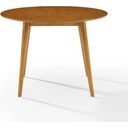 The appearance of Landon Round Dining Table In Acorn designed by Crosley Brands in the transitional interior design. This acorn piece of furniture was selected by 1StopBedrooms from Landon Collection to add a touch of cosiness and style into your home. Sku: CF2009-AC. Table Top Shape: Round. Material: Rubberwood. Size: 41".