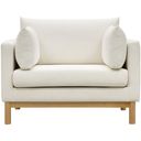 The appearance of Langham Linen Textured Fabric Chair In Cream designed by Meridian in the transitional interior design. This cream piece of furniture was selected by 1StopBedrooms from Langham Collection to add a touch of cosiness and style into your home. Sku: 157Cream-C. Material: Wood.