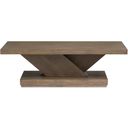 The appearance of Lansbury Rectangular Cocktail Table With Casters In Antique Wheat designed by Magnussen in the modern / contemporary interior design. This antique wheat piece of furniture was selected by 1StopBedrooms from Lansbury Collection to add a touch of cosiness and style into your home. Sku: T5940-43. Material: Oak Veneer.