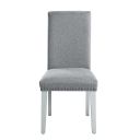 The appearance of Lanton Side Chair Set of 2 In Antique White designed by ACME in the transitional interior design. This antique white piece of furniture was selected by 1StopBedrooms from Lanton Collection to add a touch of cosiness and style into your home. Sku: DN01452. Material: Wood.