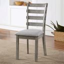 The appearance of Laquila Side Chair Set of 2 In Gray designed by Furniture of America in the rustic / southwestern interior design. This gray piece of furniture  was selected by 1StopBedrooms from Laquila Collection to add a touch of cosiness and style into your home. Sku: CM3542GY-SC-2PK. Material: Wood.