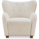 The appearance of Larbell Accent Chair In Ecru designed by Signature Design by Ashley in the modern / contemporary interior design. This ecru piece of furniture  was selected by 1StopBedrooms from Larbell Collection to add a touch of cosiness and style into your home. Sku: A3000709. Material: Fabric.