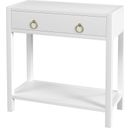 The appearance of Lark 30 Inch Wood 1-Drawer Nightstand In White designed by Butler Specialty Company in the modern / contemporary interior design. This white piece of furniture  was selected by 1StopBedrooms from Lark Collection to add a touch of cosiness and style into your home. Sku: 5675304. Material: Wood.