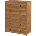 The appearance of Lark 5 Drawer Dresser In Light Brown designed by Butler Specialty Company in the modern / contemporary interior design. This light brown piece of furniture was selected by 1StopBedrooms from Lark Collection to add a touch of cosiness and style into your home. Sku: 5672312. Material: Wood.