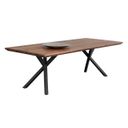 Lark 94 Inch Lark Dining Table In Black and Brown