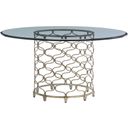 The appearance of Laurel Canyon Bollinger Round Dining Table with 60 Inch Glass Top In Carrillo designed by Lexington in the modern / contemporary interior design. This carrillo piece of furniture was selected by 1StopBedrooms from Laurel Canyon Collection to add a touch of cosiness and style into your home. Sku: 721-875-60C. Table Top Shape: Round. Material: Wood. Size: 60".