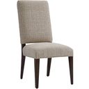 The appearance of Laurel Canyon Sierra Upholstered Side Chair In Carrillo designed by Lexington in the transitional interior design. This carrillo piece of furniture  was selected by 1StopBedrooms from Laurel Canyon Collection to add a touch of cosiness and style into your home. Sku: 721-880-01. Material: Wood.
