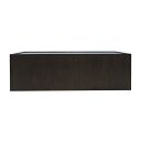 Laurel Creek 52 Inch Block Coffee Table with Hidden Casters In Espresso