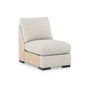 The appearance of Laurelgrove Armless Chair In Pebble designed by Signature Design by Ashley in the modern / contemporary interior design. This pebble piece of furniture  was selected by 1StopBedrooms from Laurelgrove Collection to add a touch of cosiness and style into your home. Sku: 7510546. Material: Fabric.