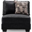 Lavernett Armless Chair In Charcoal