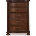 The appearance of Lavinton Chest of Drawers In Brown designed by Signature Design by Ashley in the traditional interior design. This brown piece of furniture was selected by 1StopBedrooms from Lavinton Collection to add a touch of cosiness and style into your home. Sku: B764-46. Material: Wood.