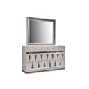 The appearance of Lavita Dresser In River Sand Gray designed by Galaxy Home Furnishings in the modern / contemporary interior design. This river sand gray piece of furniture was selected by 1StopBedrooms from Lavita Collection to add a touch of cosiness and style into your home. Sku: 601955555258. Material: Solid Wood.
