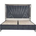 The appearance of Lavita Queen Panel Bed In River Sand Gray designed by Galaxy Home Furnishings in the modern / contemporary interior design. This river sand gray piece of furniture was selected by 1StopBedrooms from Lavita Collection to add a touch of cosiness and style into your home. Sku: 601955555296-1;601955555296-2;601955555296-3. Bed Type: Panel Bed. Bed Size: Queen. Material: Solid Wood.