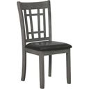 The appearance of Lavon Padded Dining Side Chairs Medium Grey and Black Set of 2 designed by Coaster in the transitional interior design. This grey piece of furniture was selected by 1StopBedrooms from Lavon Collection to add a touch of cosiness and style into your home. Sku: 108212. Material: Wood.
