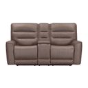 The appearance of Lawson Power Zero Gravity Tilt Console Loveseat with Headrest In Sydney Brunette designed by Parker House in the modern / contemporary interior design. This sydney brunette piece of furniture was selected by 1StopBedrooms from Lawson Collection to add a touch of cosiness and style into your home. Sku: MLAW-822CP2ZT-SYBR. Material: Polyester.