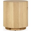The appearance of Layne 20 Inch Round End Table In Natural designed by Classic Home in the modern / contemporary interior design. This natural piece of furniture  was selected by 1StopBedrooms from Layne Collection to add a touch of cosiness and style into your home. Sku: 51031414. Material: Oak Veneer.
