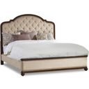 Leesburg Beige King Upholstered Bed