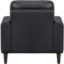 The appearance of Lewes Chair In Black designed by Homelegance in the modern / contemporary interior design. This black piece of furniture was selected by 1StopBedrooms from Lewes Collection to add a touch of cosiness and style into your home. Sku: 8566BLK-1. Material: Faux Leather.