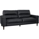 The appearance of Lewes Sofa In Black designed by Homelegance in the modern / contemporary interior design. This black piece of furniture was selected by 1StopBedrooms from Lewes Collection to add a touch of cosiness and style into your home. Sku: 8566BLK-3. Material: Faux Leather.