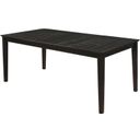 The appearance of Louise Rectangular Dining Table with Extension Leaf Black designed by Coaster in the modern / contemporary interior design. This black piece of furniture  was selected by 1StopBedrooms from Louise Collection to add a touch of cosiness and style into your home. Sku: 101561. Material: Wood. Table Top Shape: Rectangular. Size: 40" x 78".