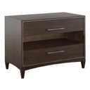 Libby Langdon Farley Nightstand In Smoked Stone