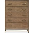 The appearance of Lindon Drawer Chest designed by Magnussen in the traditional interior design. This brown piece of furniture was selected by 1StopBedrooms from Lindon Collection to add a touch of cosiness and style into your home. Sku: B5570-10. Material: Oak Veneer.