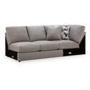 The appearance of Lindon RAF Loveseat with Wedge In Smoke designed by Signature Design by Ashley in the modern / contemporary interior design. This smoke piece of furniture was selected by 1StopBedrooms from Lindon Collection to add a touch of cosiness and style into your home. Sku: 8470426. Material: Fabric.