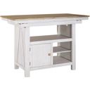The appearance of Lindsey Farm Kitchen Island In Weathered White and Sandstone designed by Liberty in the country / farmhouse interior design. This white piece of furniture was selected by 1StopBedrooms from Lindsey Farm Collection to add a touch of cosiness and style into your home. Sku: 62WH-IT5446;62WH-IT5446B. Material: Rubberwood.